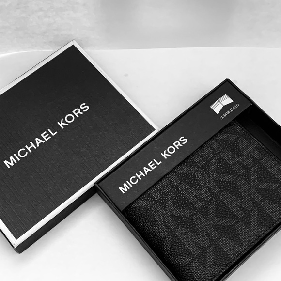 Michael Kors Men, Black Slim, Billfold , Wallet - Picture 3 of 6